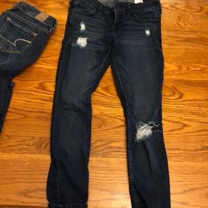 Hollister distressed jeggings